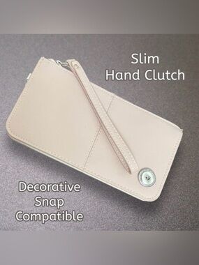 Slim Pink Hand Clutch Snap Compatible with Sparkle